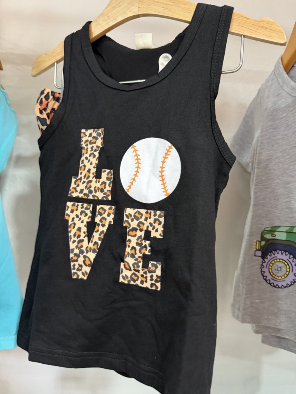 Leopard Girls baseball Outfit
